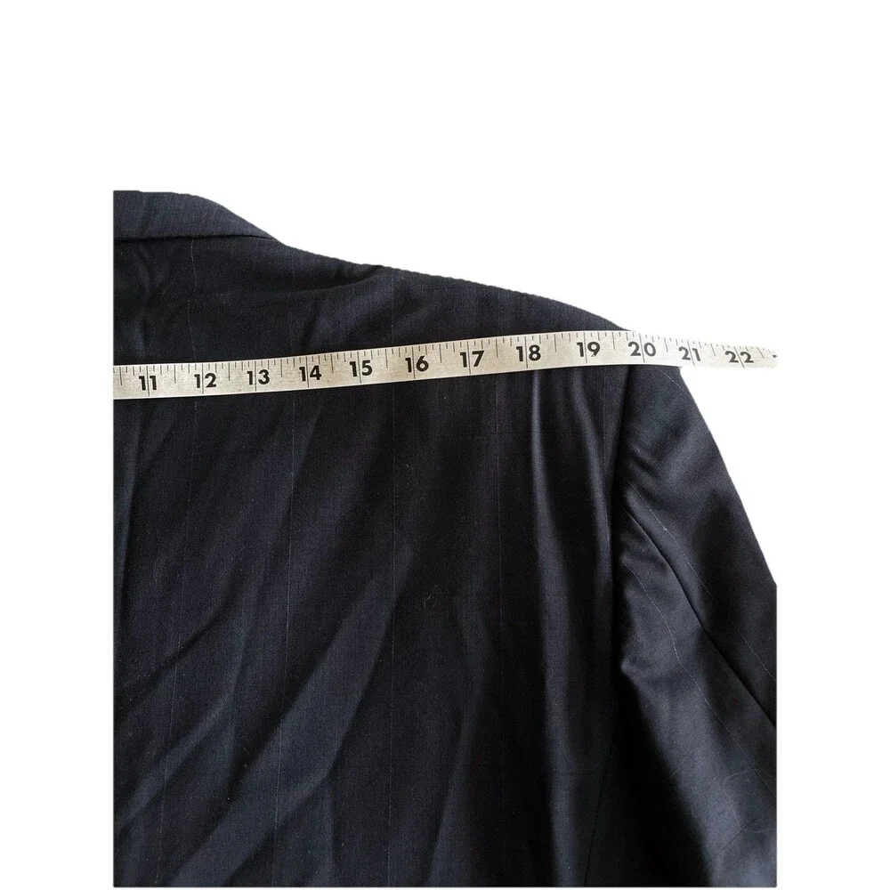Lubiam Blazer Men 42R Cerruti 1881 Super 100s Coat Jacket Subtle Windowpane